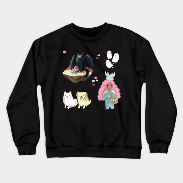 Cute sticker pack (get in medium or large) Crewneck Sweatshirt by Mayarart